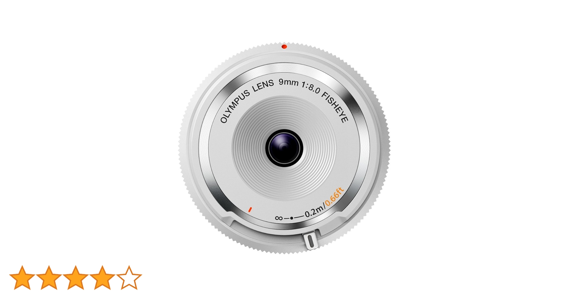 オリンパス ボディーキャップレンズ 9mm F8 フィッシュアイ ホワイト 中古)OLYMPUS (オリンパス) フィッシュアイボディキャップレンズ